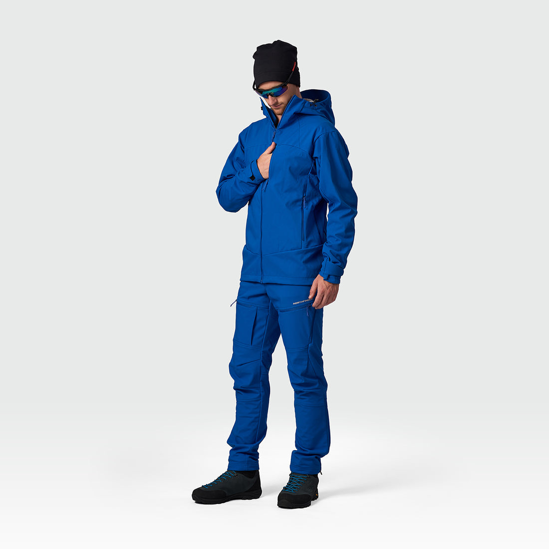 men's outdoor hoody softshell jacket 3L