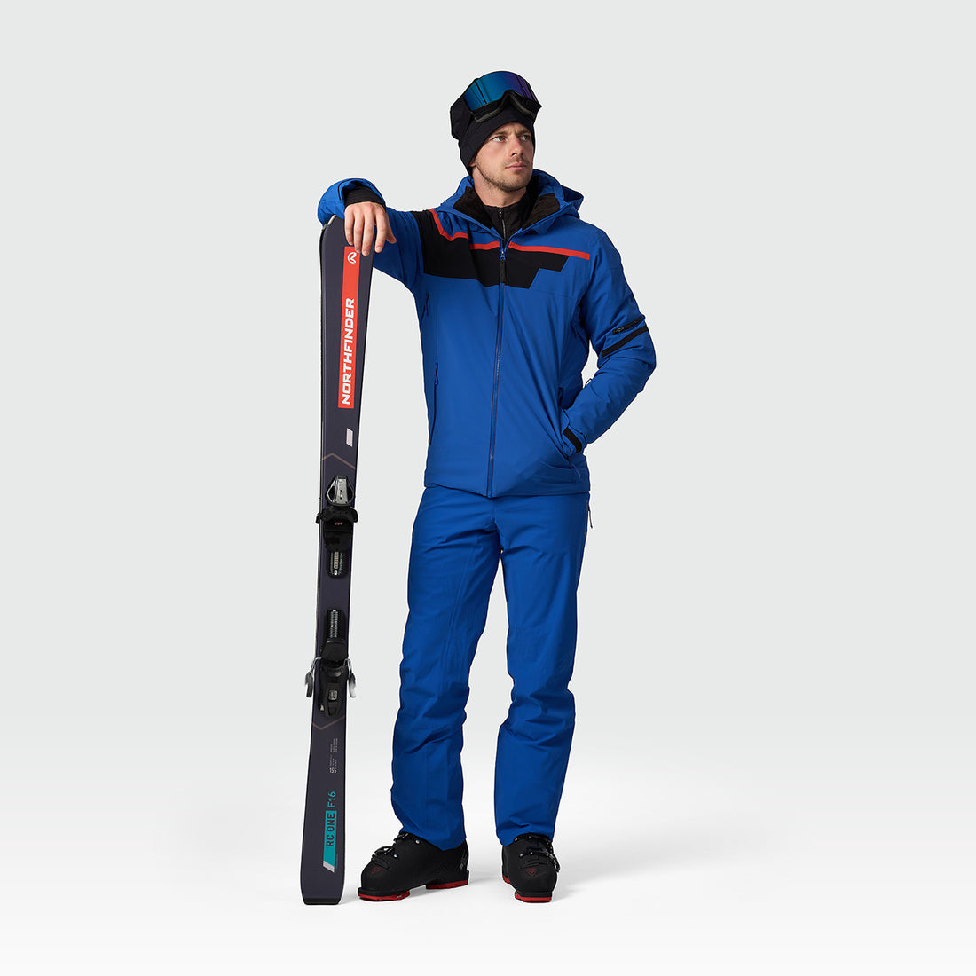 men's ski technical jacket fully featured