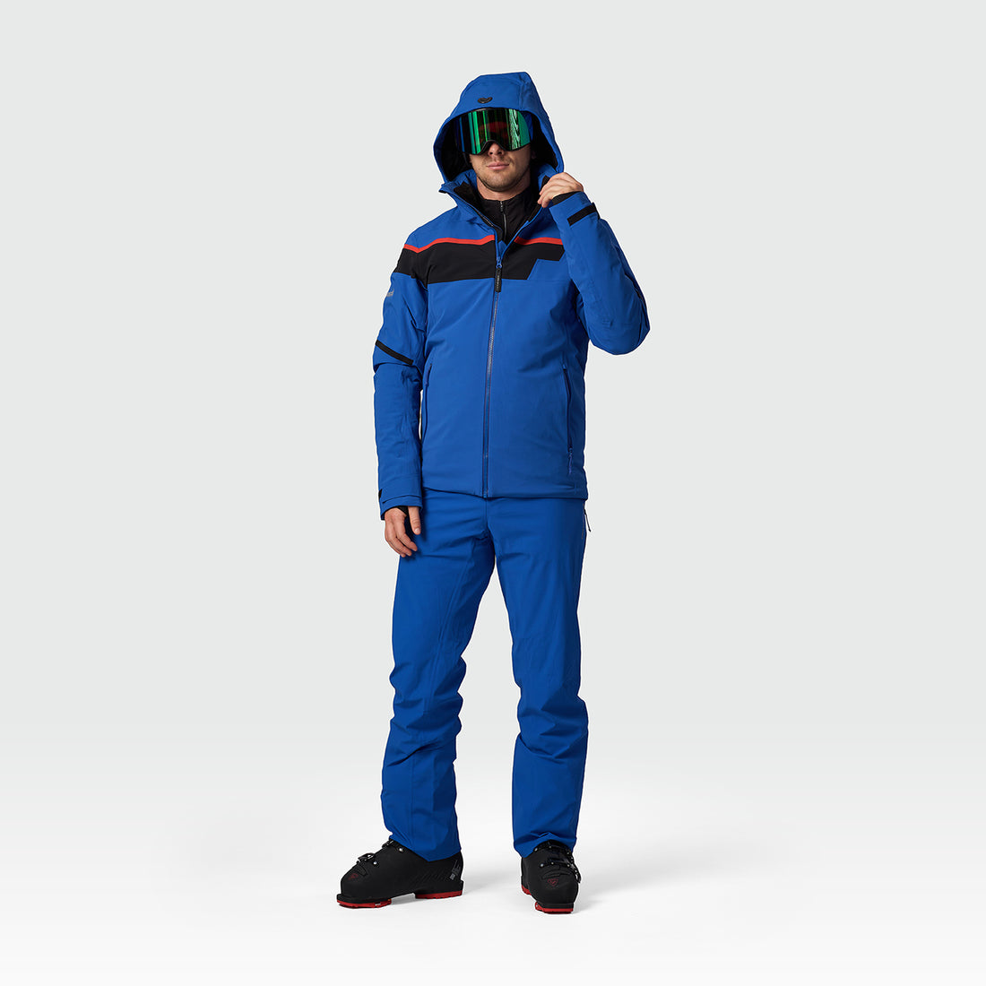 men's ski technical jacket fully featured