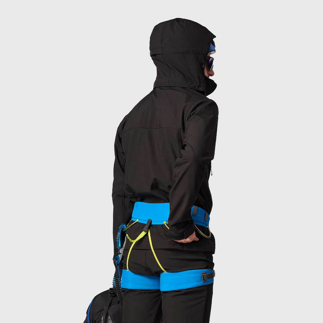 men's softshell hood off jacket 3L