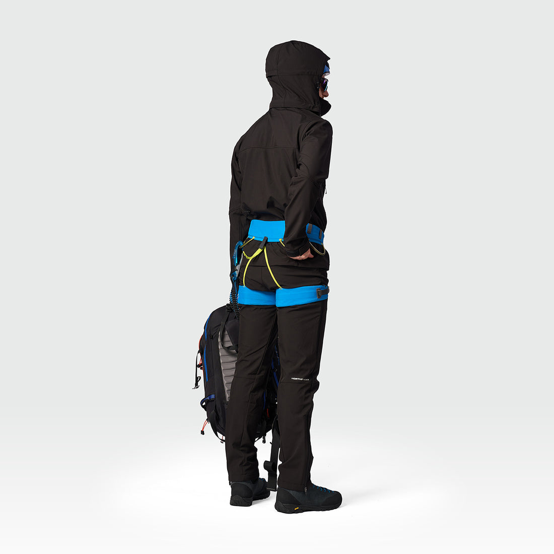 men's softshell hood off jacket 3L