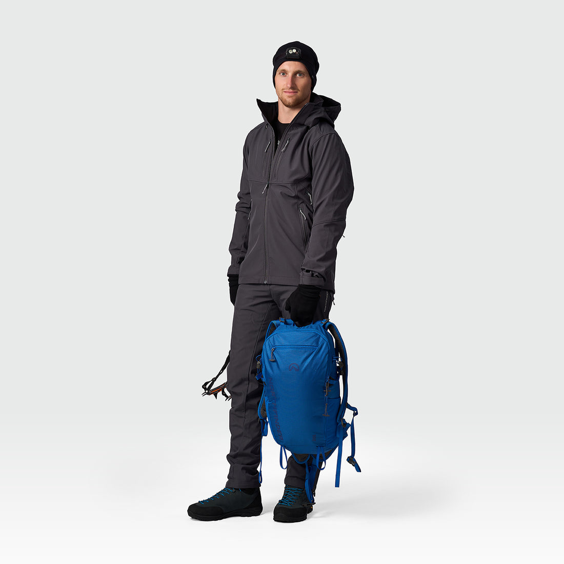 men's softshell hood off jacket 3L