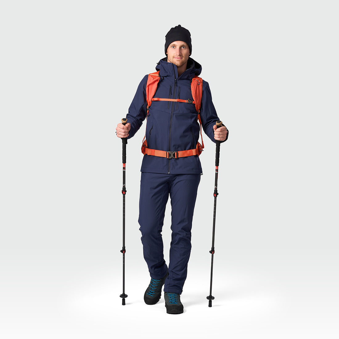men's softshell hood off jacket 3L