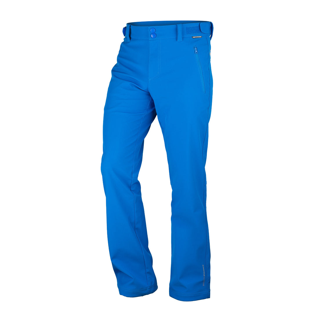 Men's softshell pants outdoor extra long GERON - without stitching the bottom hems