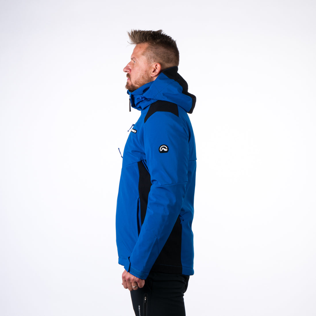 Men's softshell ski jacket DREWIN BU-5009SNW