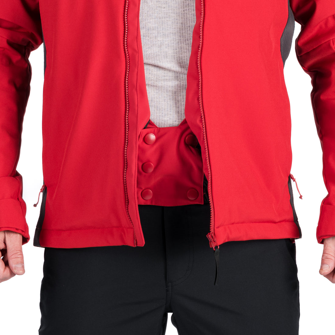 Men's softshell ski jacket DREWIN BU-5009SNW