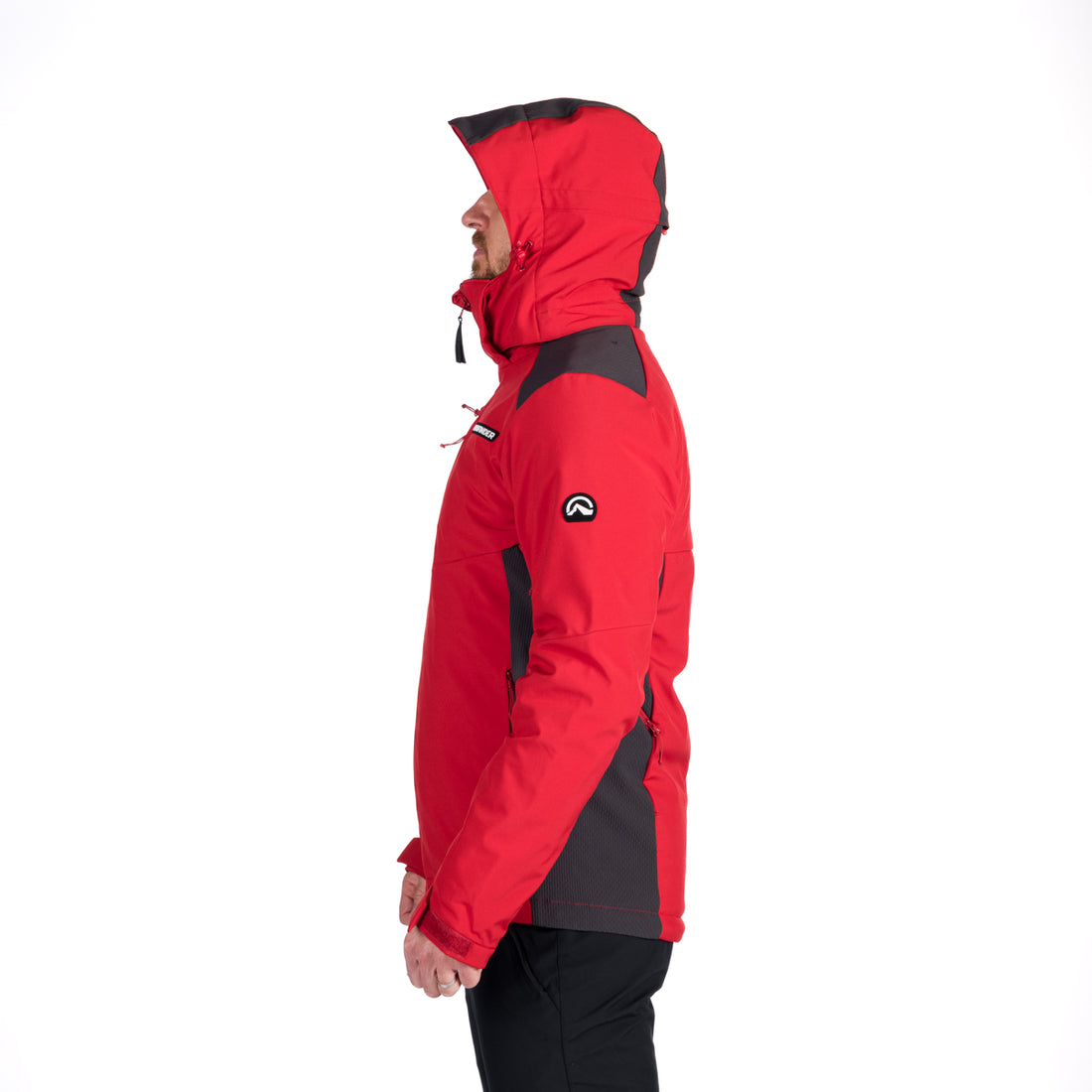 Men's softshell ski jacket DREWIN BU-5009SNW