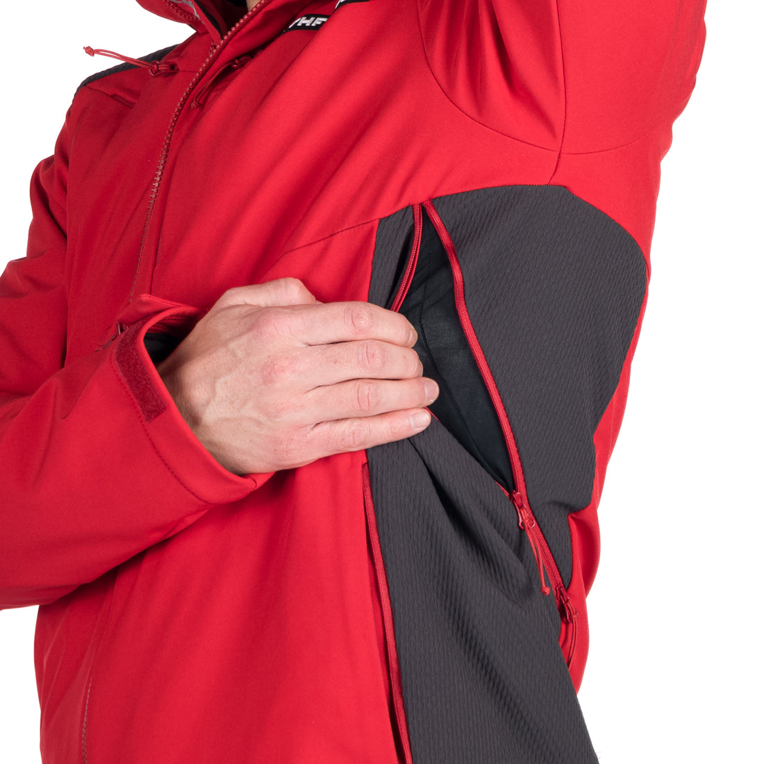 Men's softshell ski jacket DREWIN BU-5009SNW