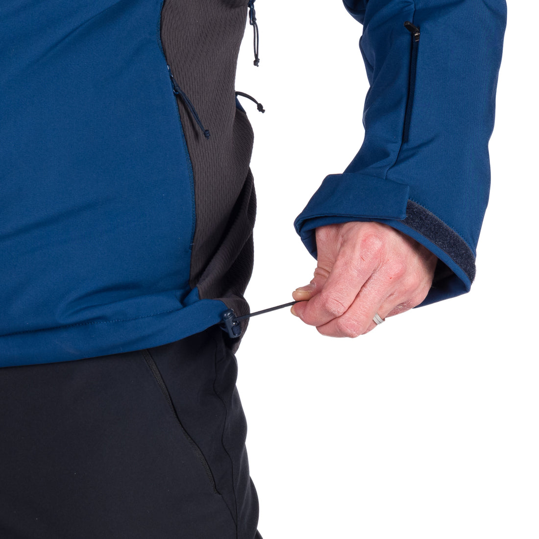 Men's softshell ski jacket DREWIN BU-5009SNW