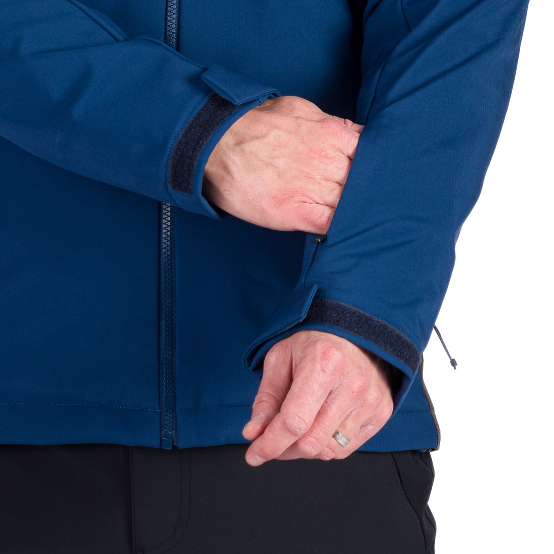 Men's softshell ski jacket DREWIN BU-5009SNW