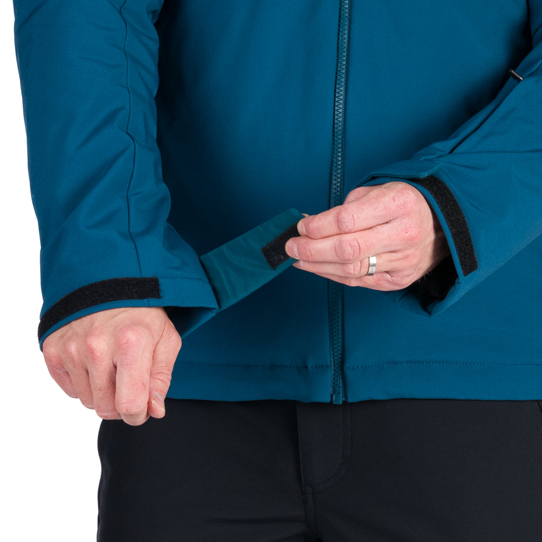 Men's softshell ski jacket DREWIN BU-5009SNW