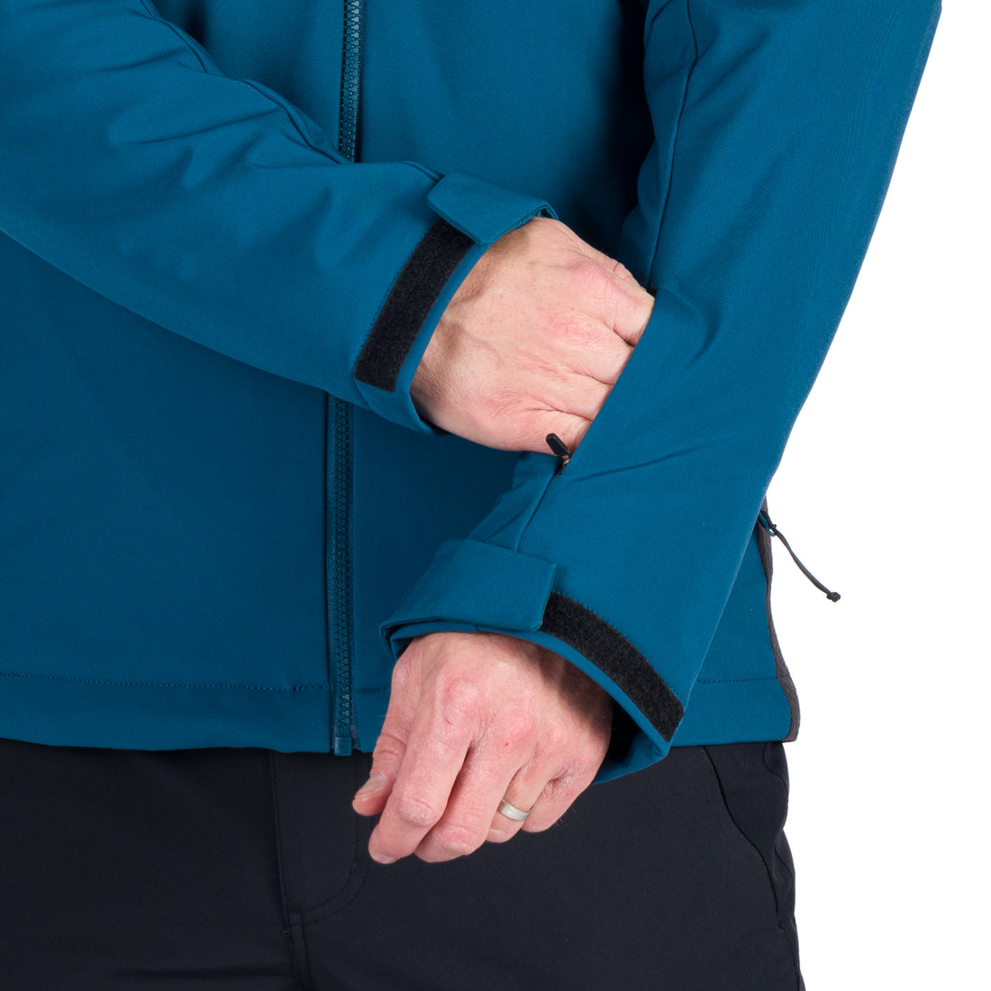 Men's softshell ski jacket DREWIN BU-5009SNW