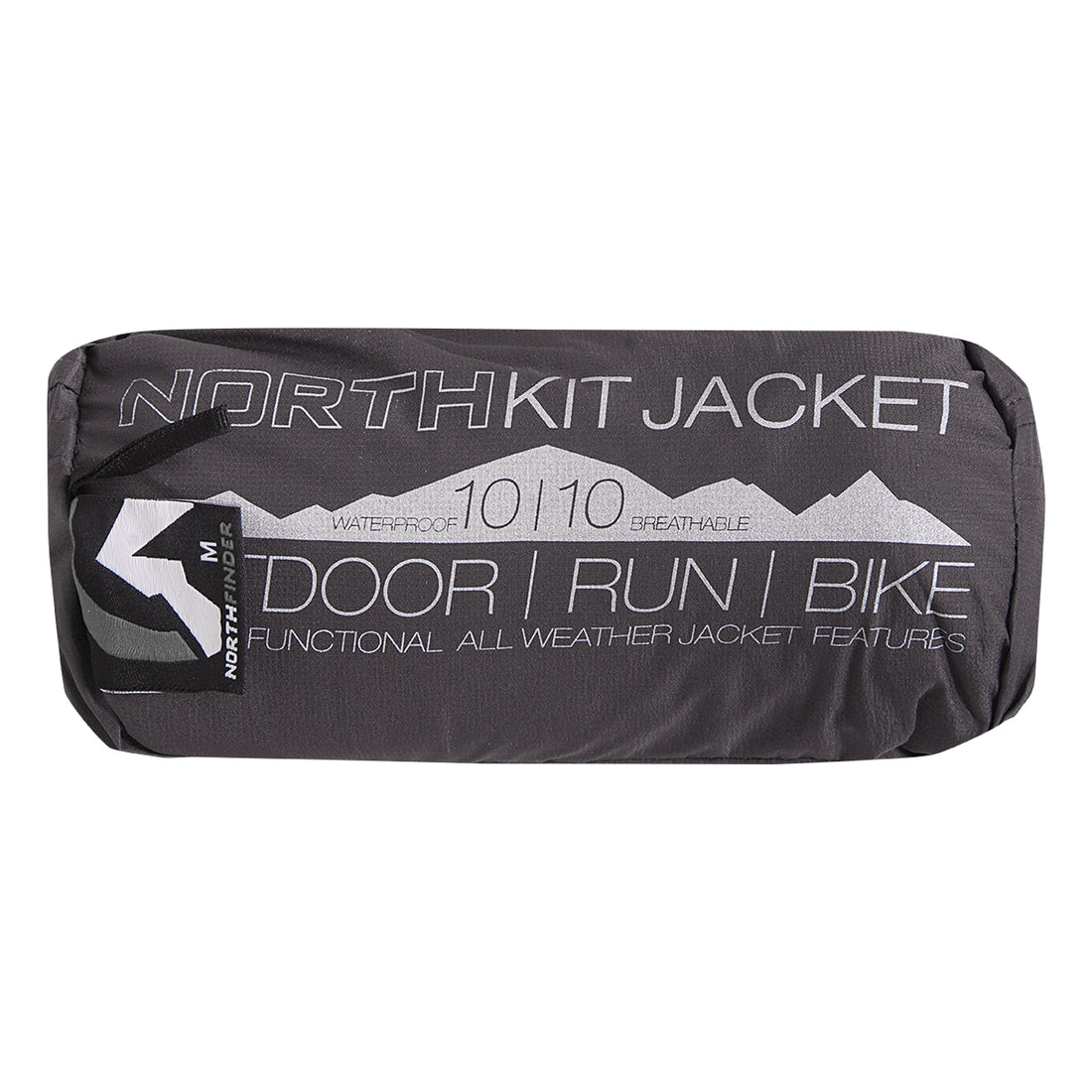 Men's waterproof multisport jacket stowable 2L NORTHKIT