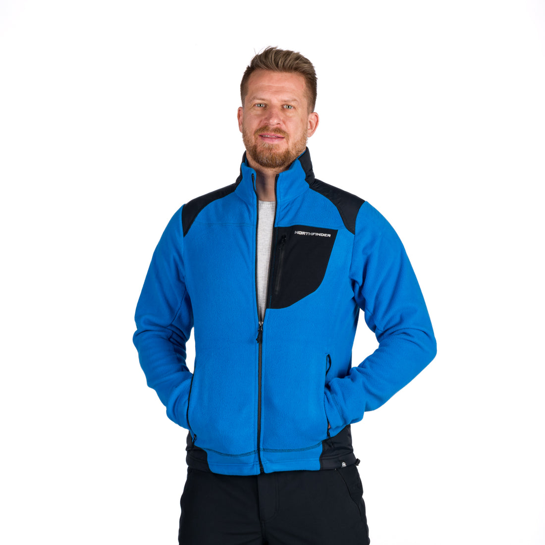 MI-3451OR men's sweatshirt heavy warm microfleece 320 NORTHPOLARS