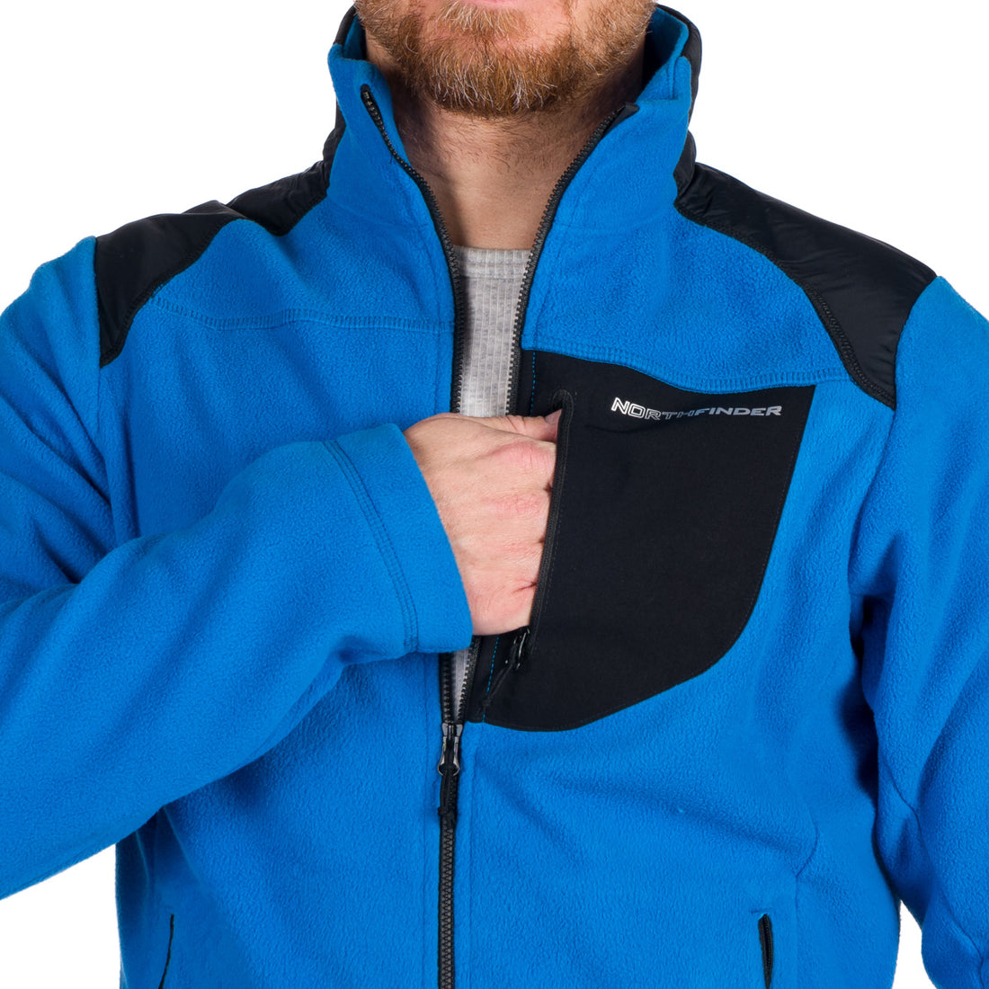 MI-3451OR men's sweatshirt heavy warm microfleece 320 NORTHPOLARS