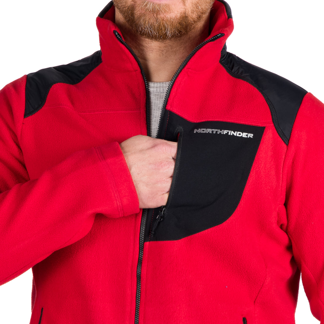 MI-3451OR men's sweatshirt heavy warm microfleece 320 NORTHPOLARS