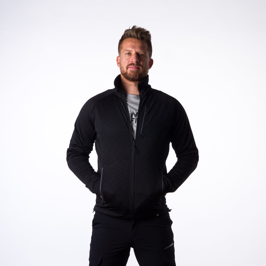 MI-3453OR men's functional sweatshirt power-stretch Northpol