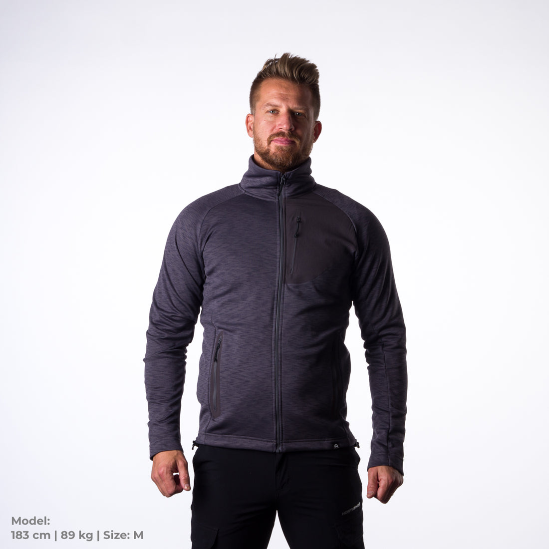MI-3453OR men's functional sweatshirt power-stretch Northpol