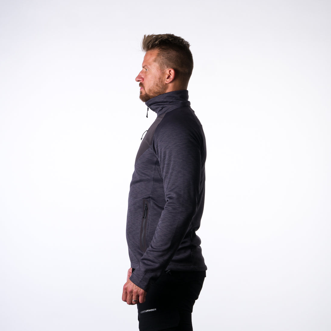 MI-3453OR men's functional sweatshirt power-stretch Northpol