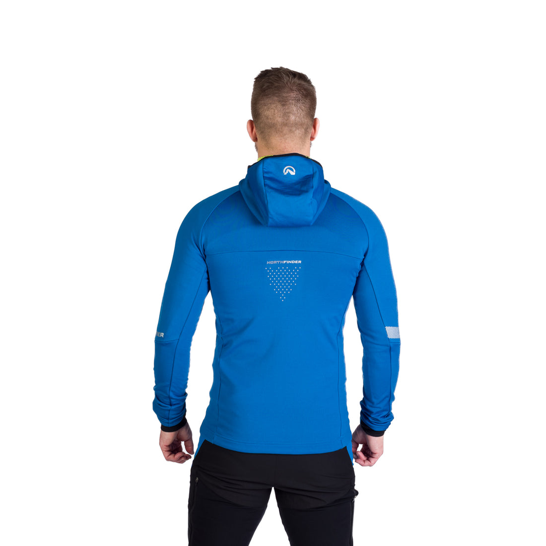 MI-3627SKP men's ski-touring sweater grid active sport full zip ZELEZNY