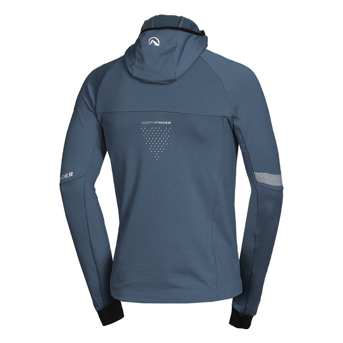 MI-3627SKP men's ski-touring sweater grid active sport full zip ZELEZNY