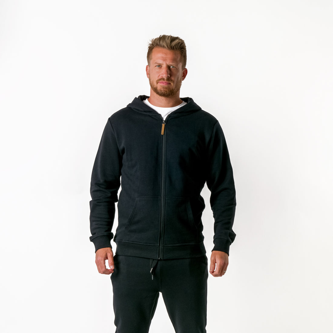 MI-3706SP men's active sweatshirt full zip BRONKY