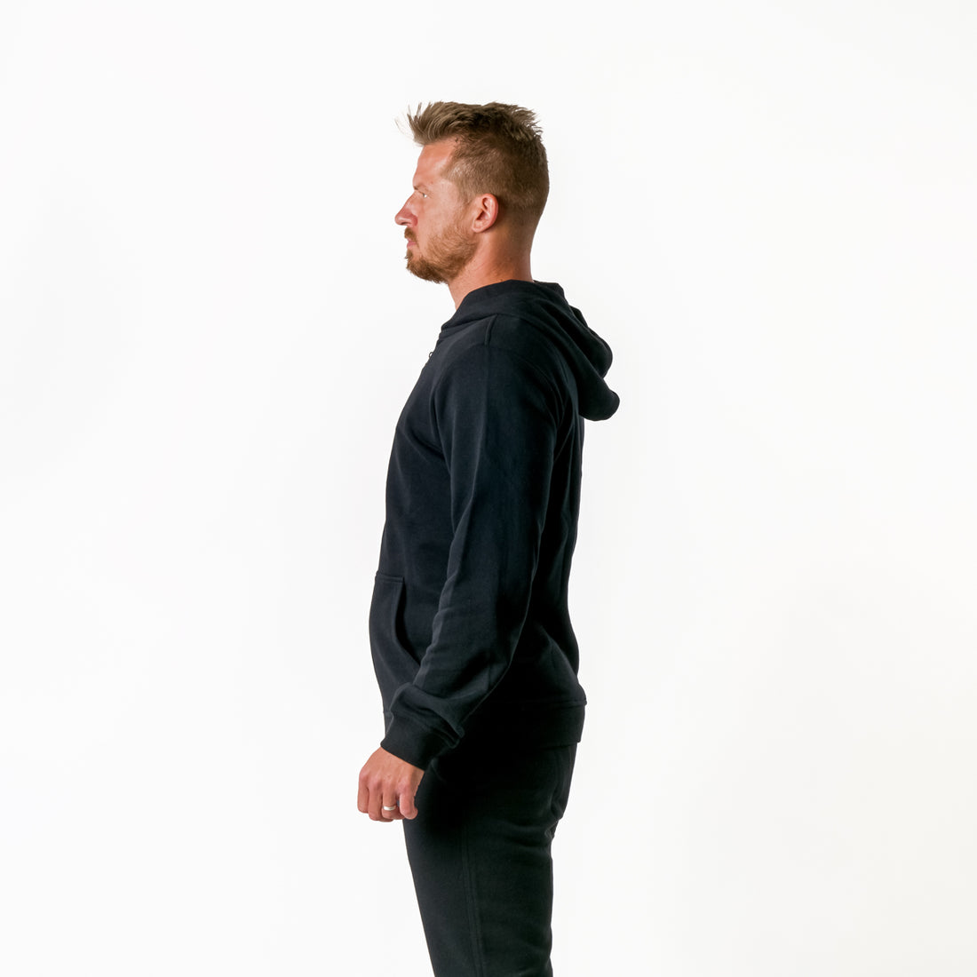 MI-3706SP men's active sweatshirt full zip BRONKY