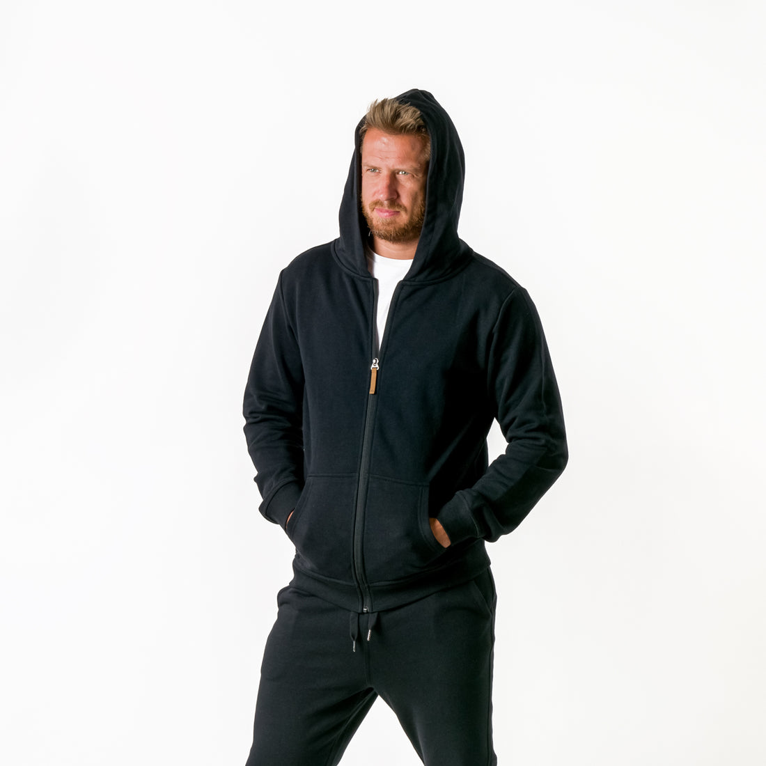 MI-3706SP men's active sweatshirt full zip BRONKY
