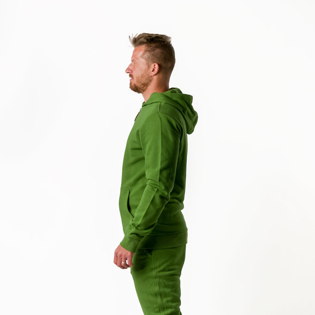 MI-3706SP men's active sweatshirt full zip BRONKY
