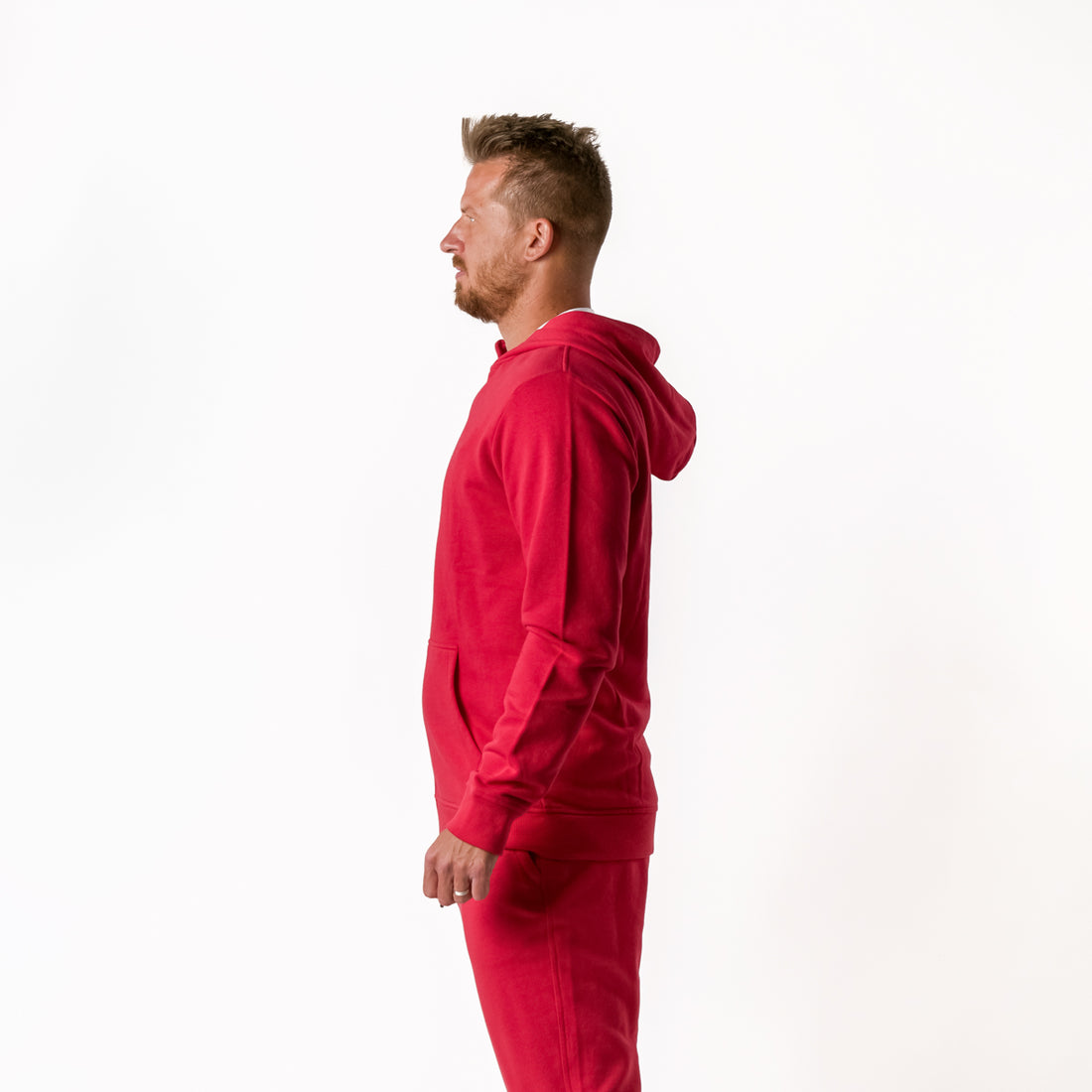 MI-3706SP men's active sweatshirt full zip BRONKY
