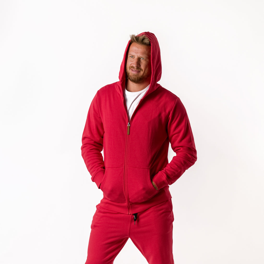 MI-3706SP men's active sweatshirt full zip BRONKY