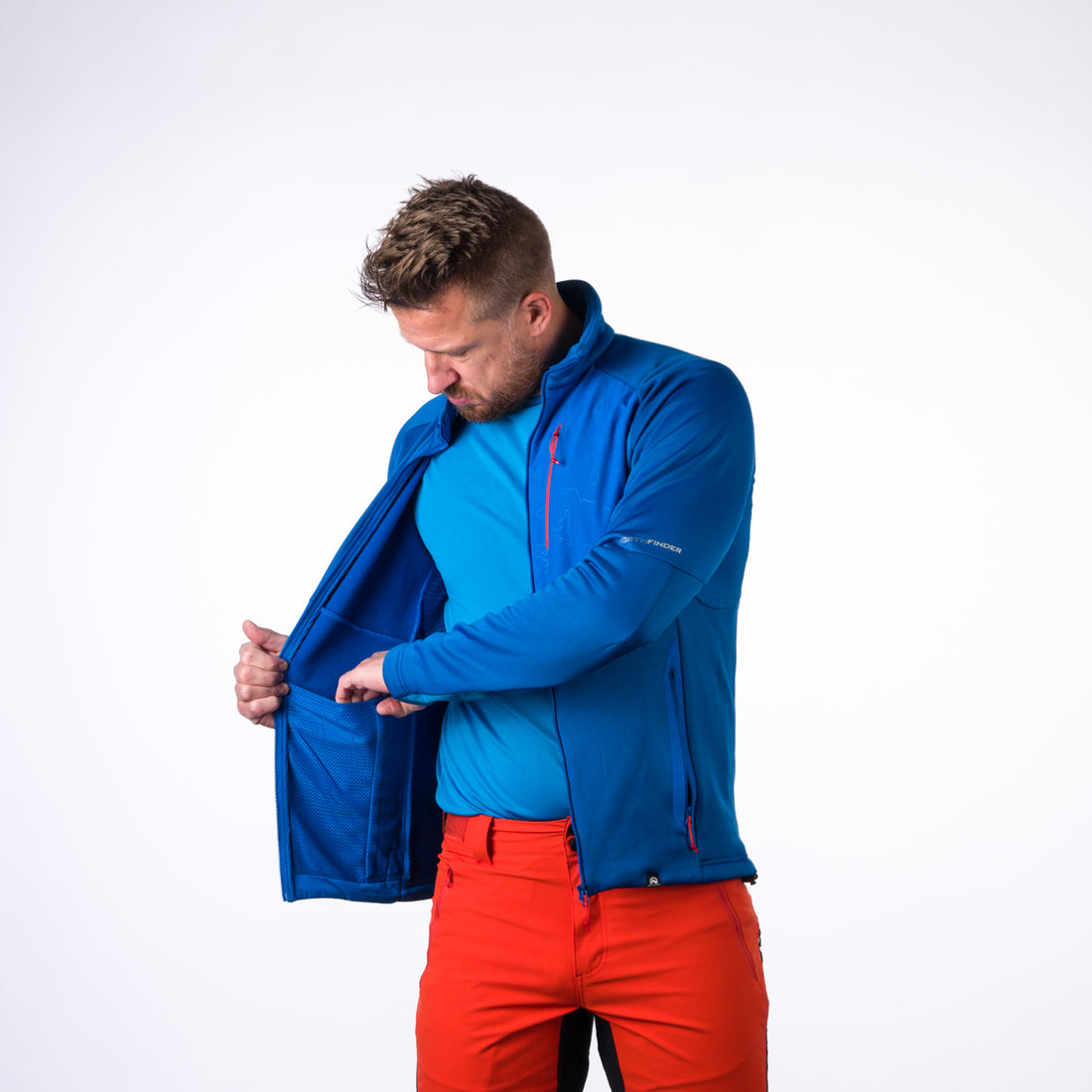 MI-3735PRO men's sweatshirt  polartec® power stretch KREMENEC