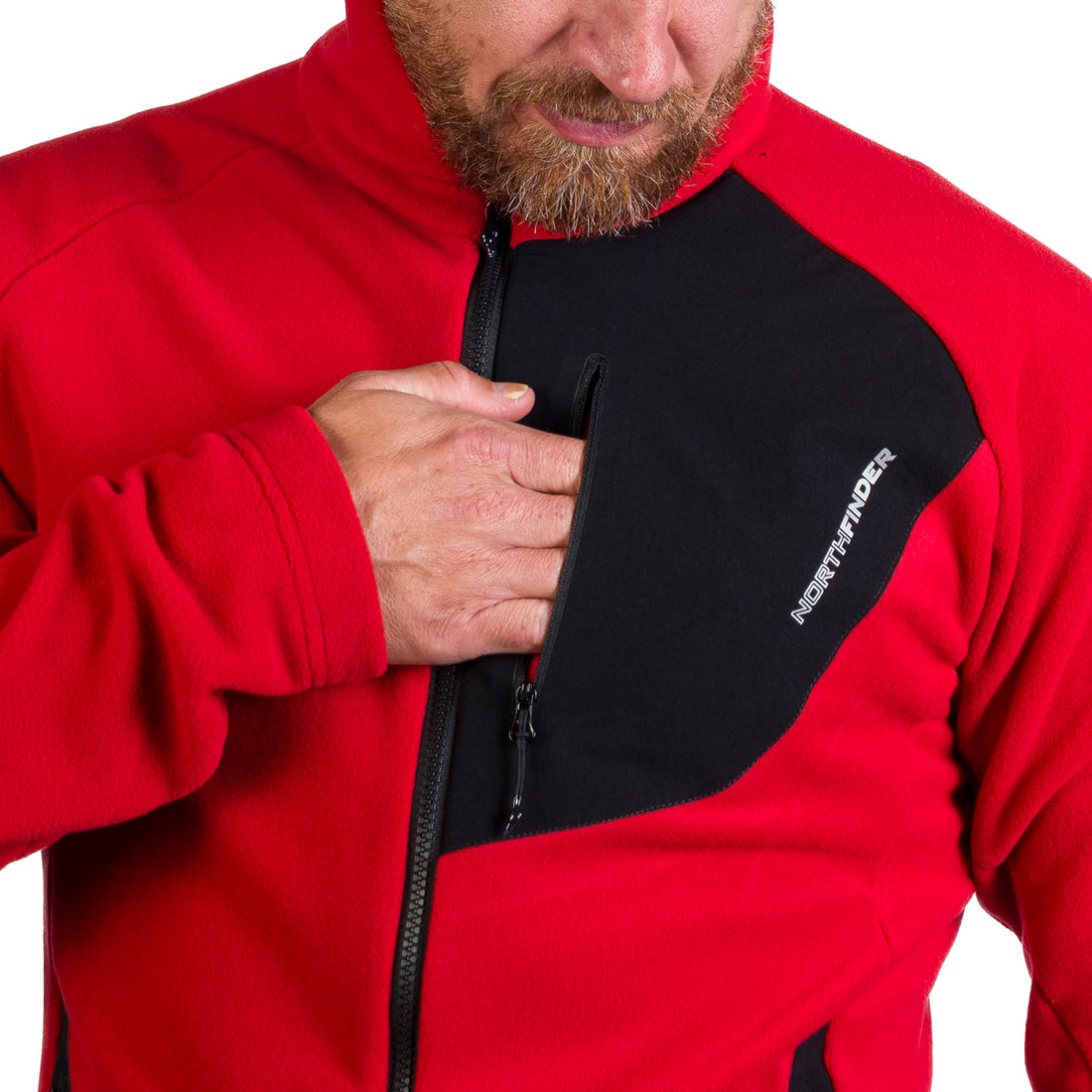 MI-3738PRO men's fleece sweatshirt  polartec® micro 200 PUPOV