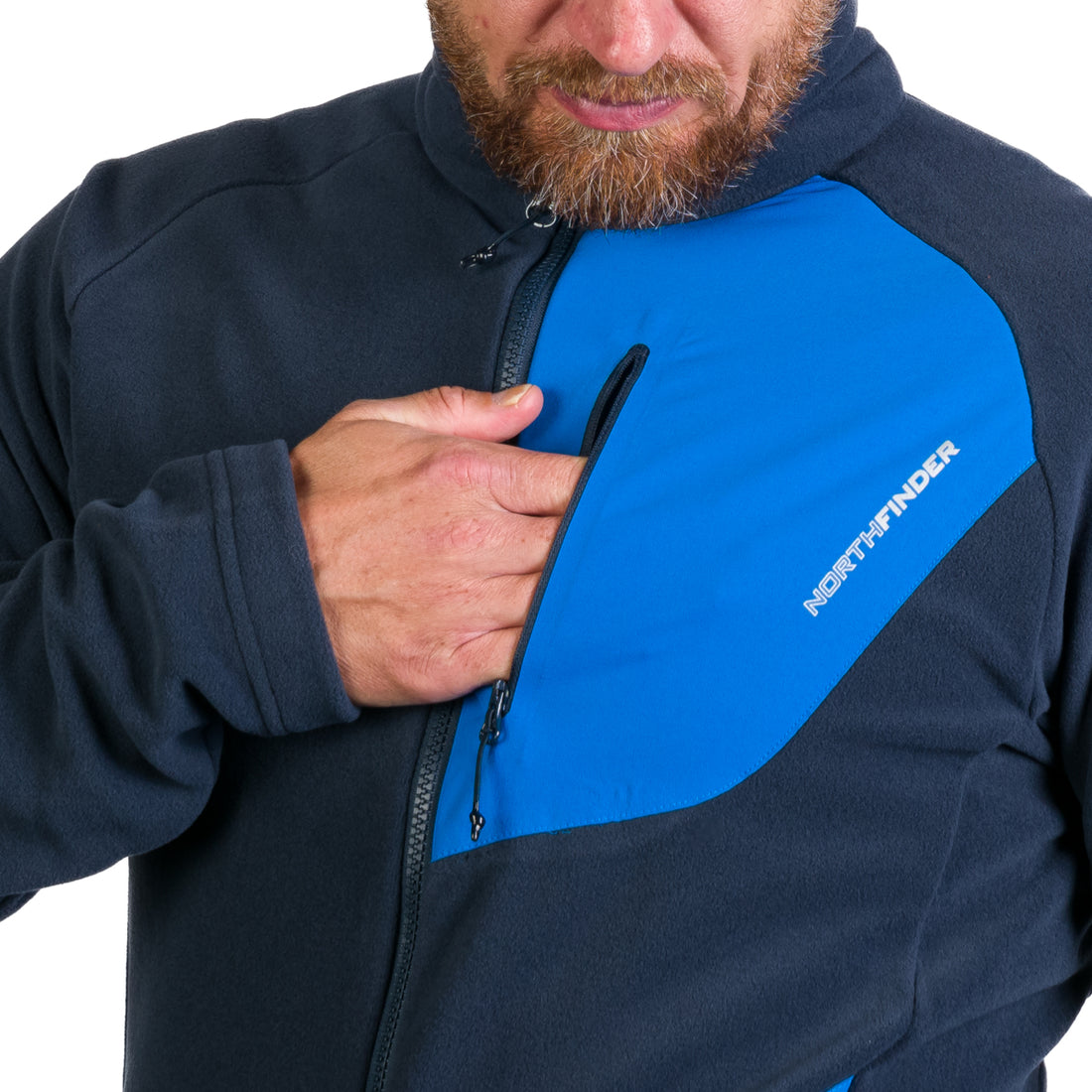 MI-3738PRO men's fleece sweatshirt  polartec® micro 200 PUPOV