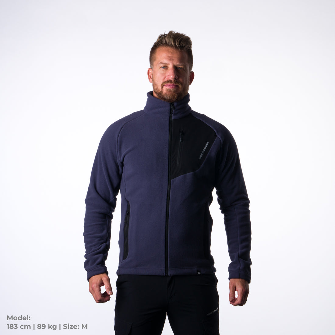 MI-3738PRO men's fleece sweatshirt  polartec® micro 200 PUPOV