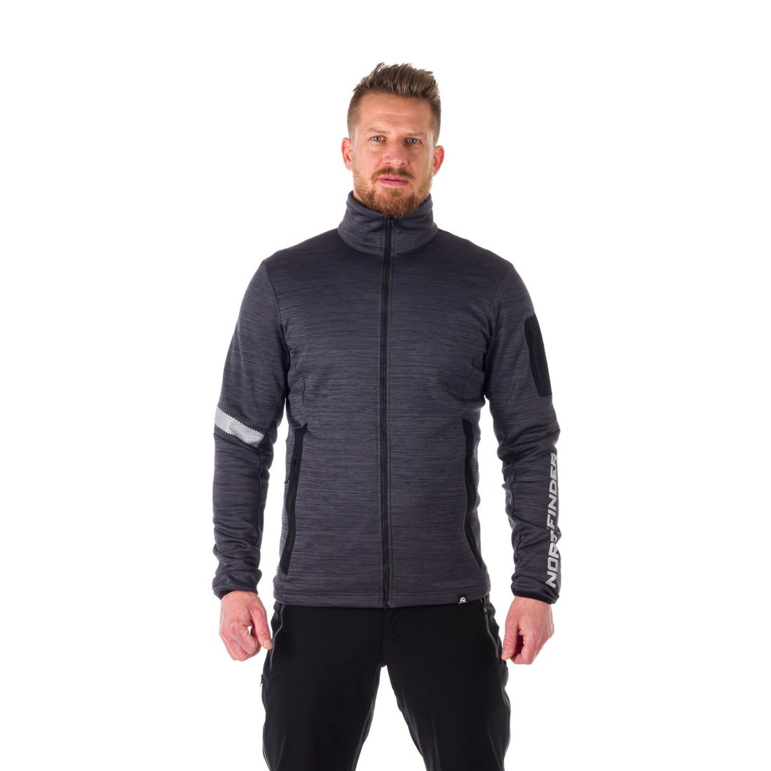 MI-3770OR men's melange trekking sweater regular fit BANKS