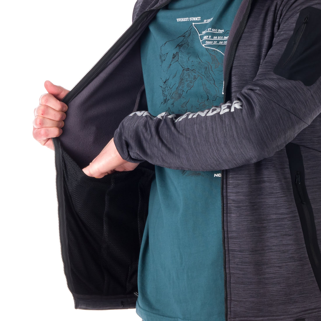 MI-3770OR men's melange trekking sweater regular fit BANKS