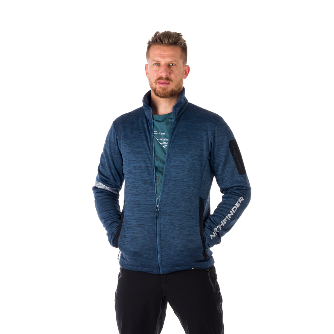 MI-3770OR men's melange trekking sweater regular fit BANKS