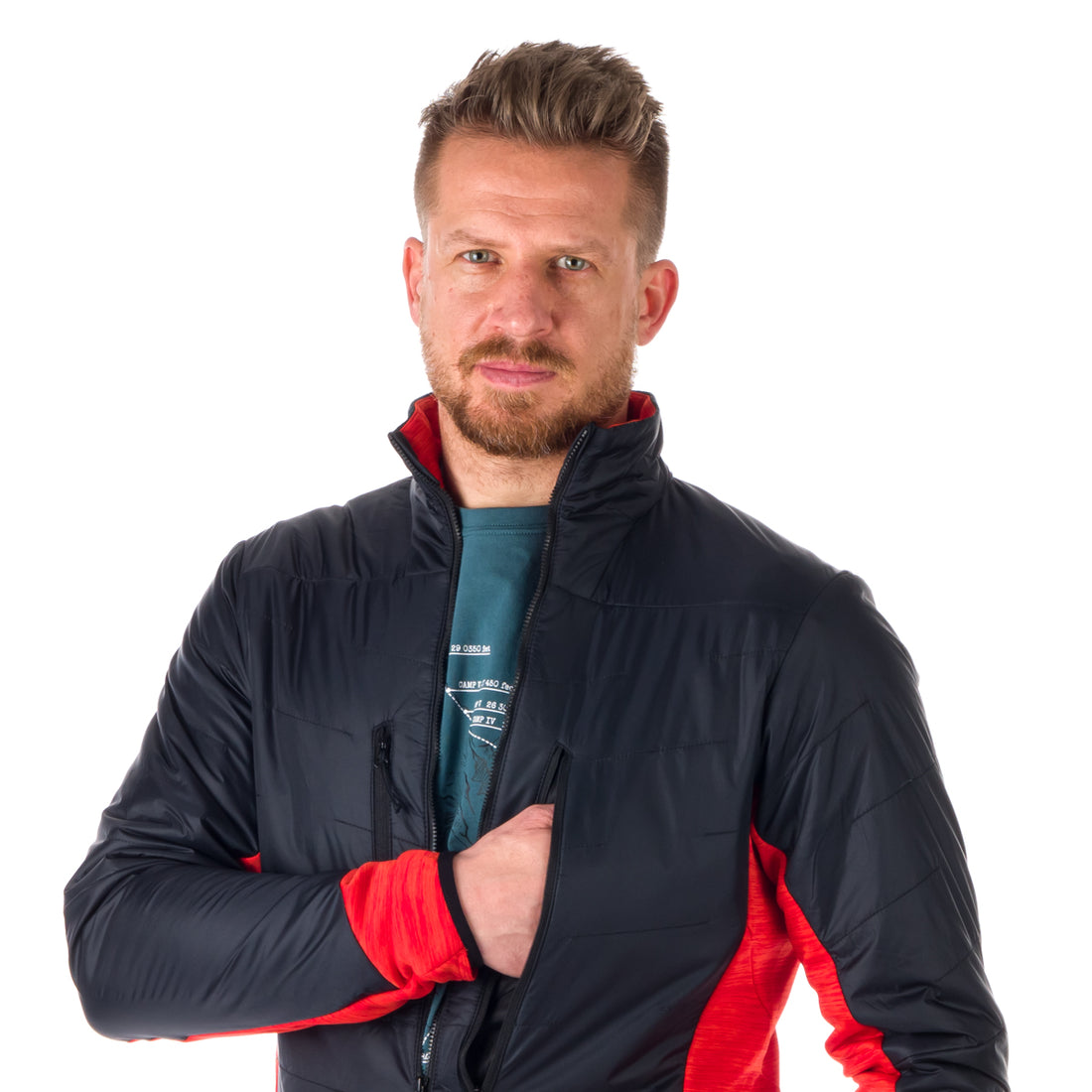 MI-3772OR men's hybrid windproof outdoor sweater BEAR