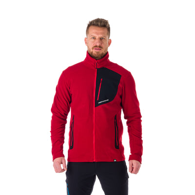 MI-3774OR men's trekking fleece sweater melange style BELLAMY
