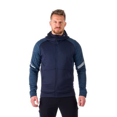 MI-3775OR men's outdoor melange active hoodie sweater BENICIO