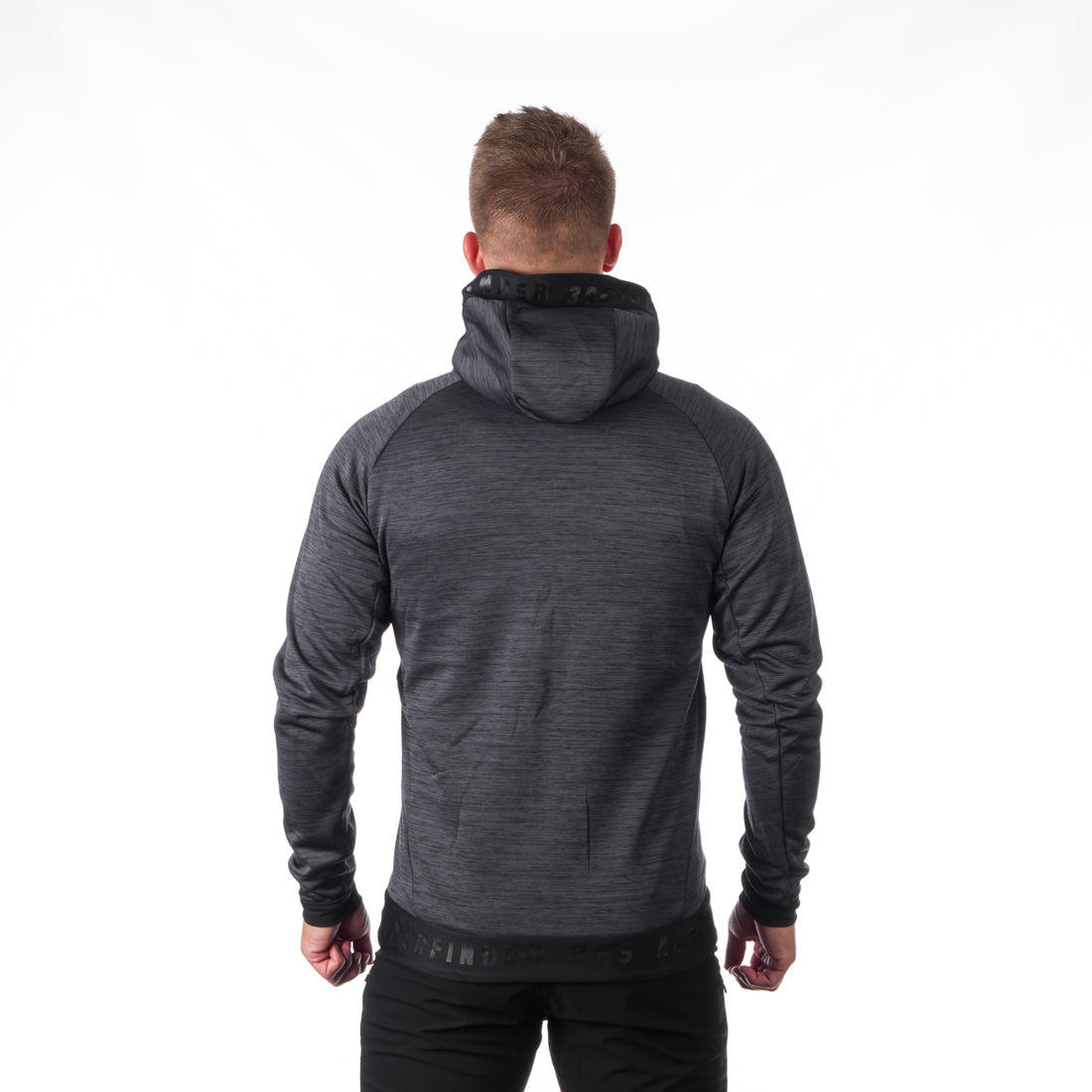 MI-3794OR men's melange hoody active sweater DAVE