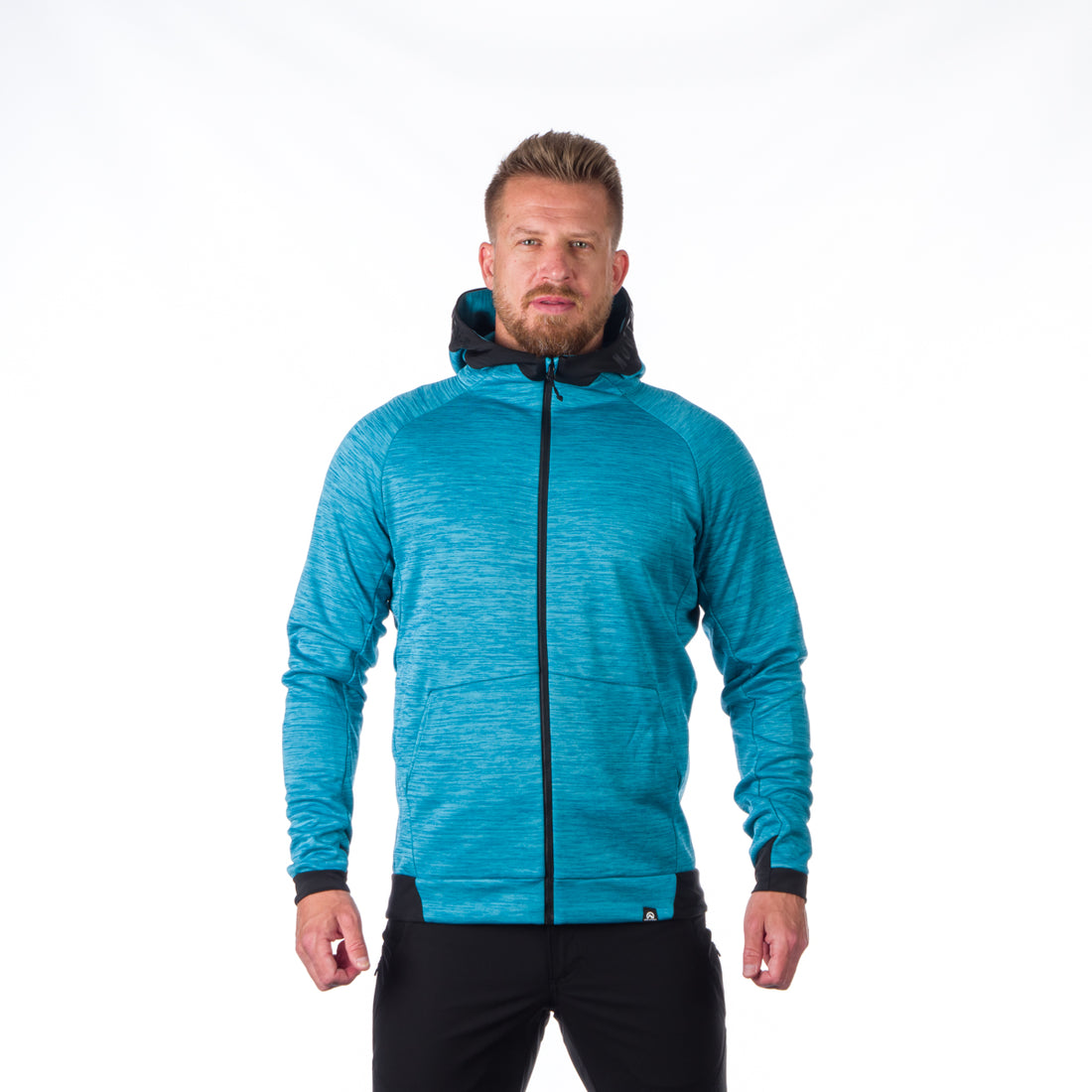 MI-3794OR men's melange hoody active sweater DAVE