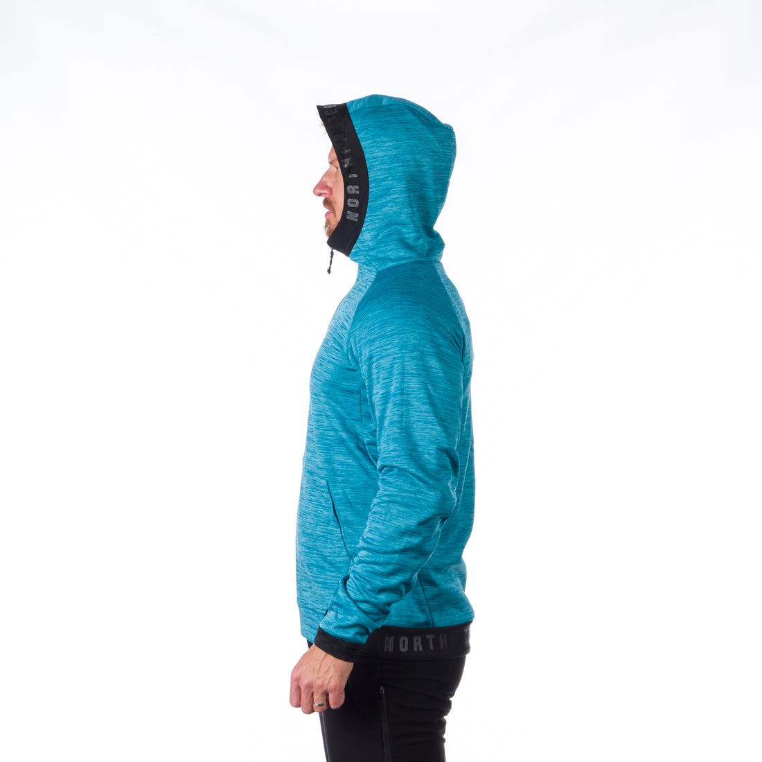 MI-3794OR men's melange hoody active sweater DAVE
