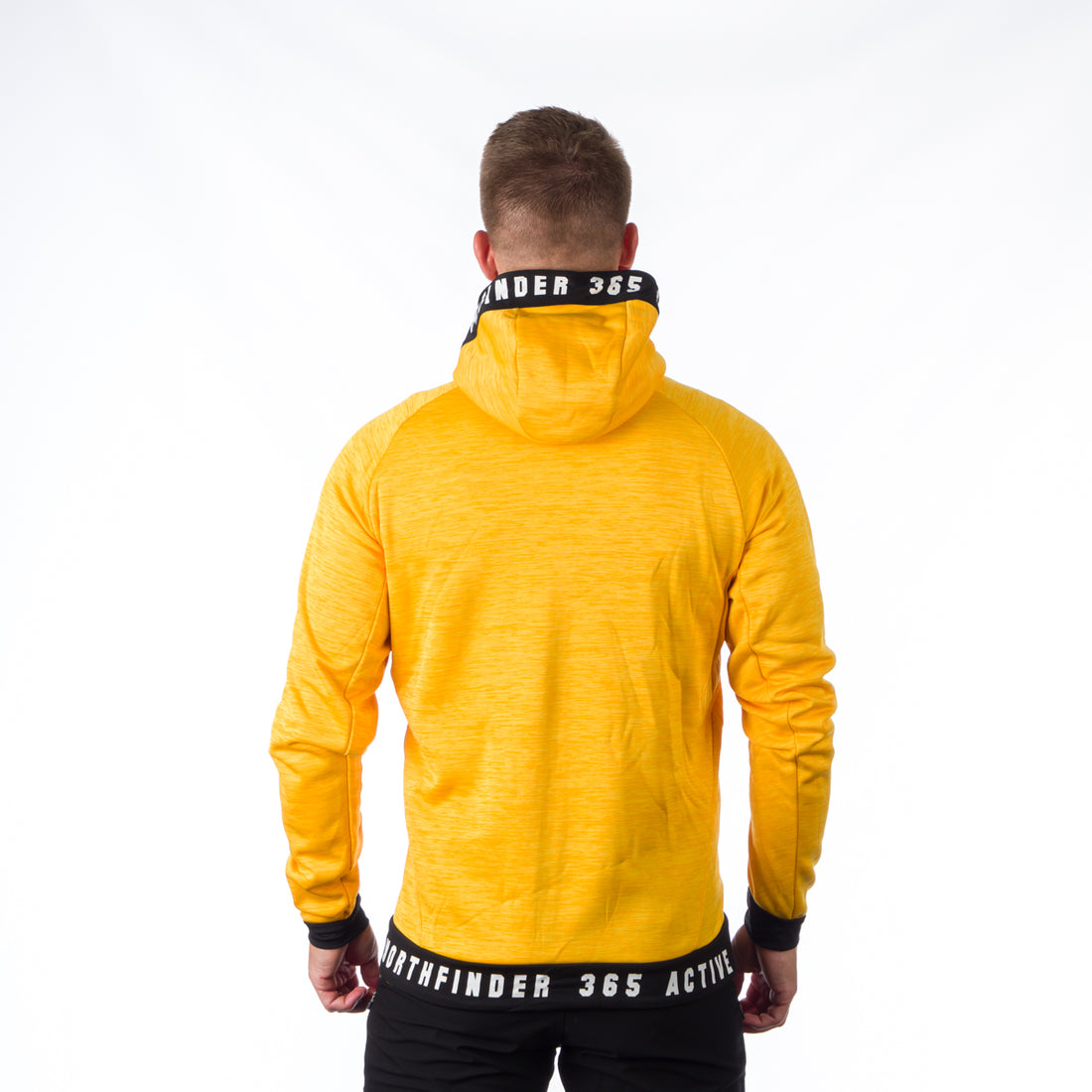 MI-3794OR men's melange hoody active sweater DAVE