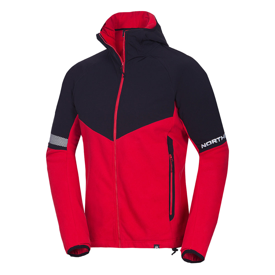 MI-3811OR men's fleece outdoor hood sweater NorthPolar GENE