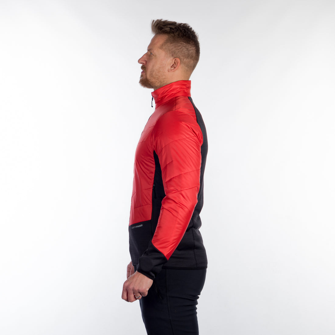 MI-3812OR men's hybrid windproof outdoor sweater with PrimaLoft ELDON