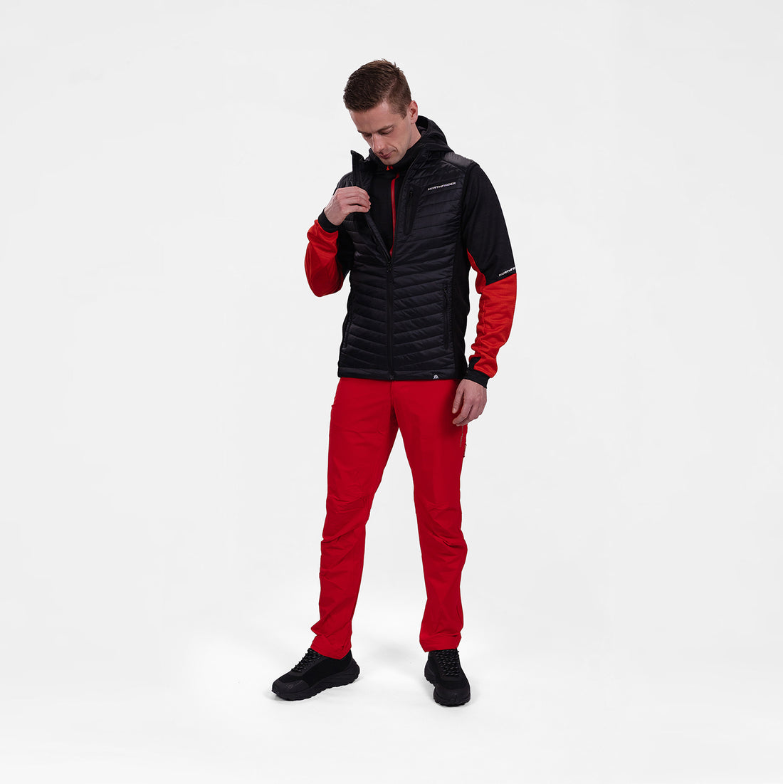 MI-3823OR Men's universal functional hoodie DAMMASTOCK