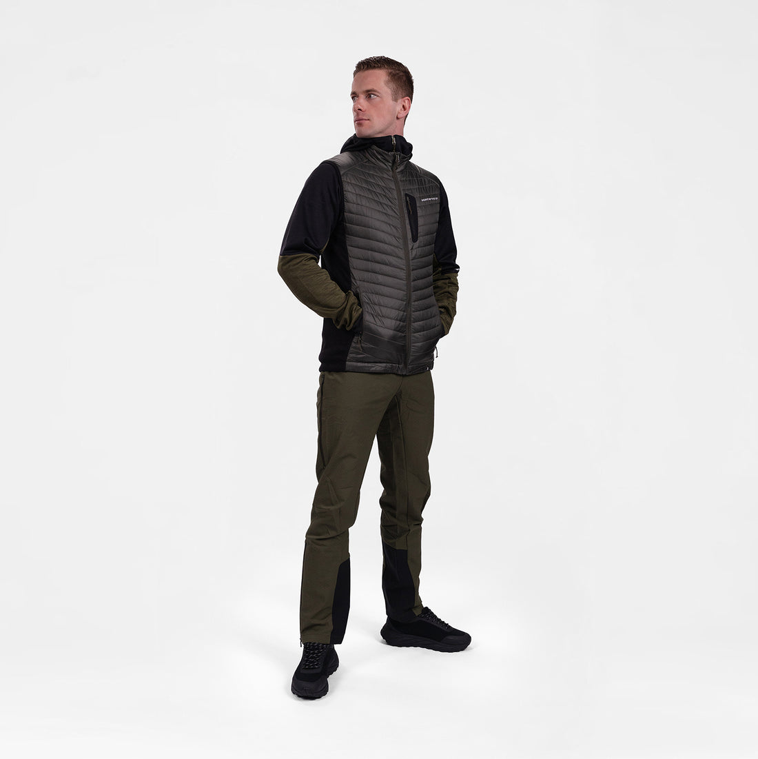 MI-3823OR Men's universal functional hoodie DAMMASTOCK