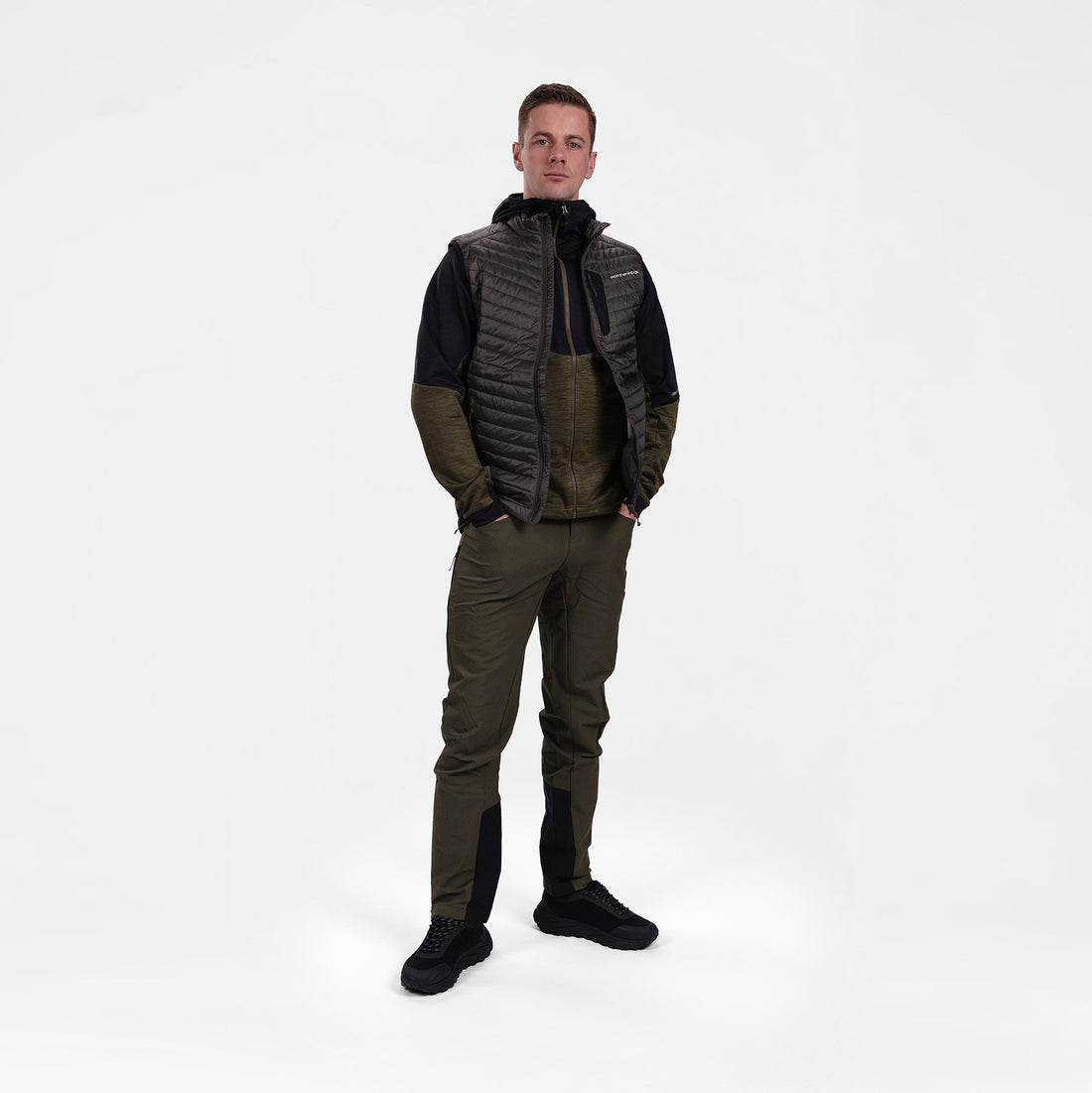 MI-3823OR Men's universal functional hoodie DAMMASTOCK